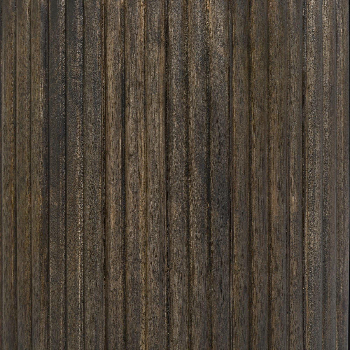 NACHTTISCH FLUTED braun - Braun, Metall (40/52/40cm) - IDIMEX