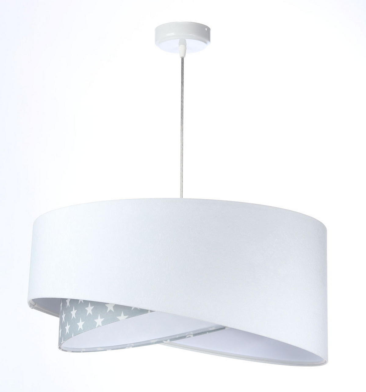 HÄNGELEUCHTE Grau 50/23 cm - Grau, Kunststoff (50/1/23cm) - ONZENO
