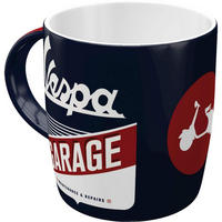 KAFFEETASSE 330 ml Vespa Garage - Multicolor, Keramik (0.33L) - Nostalgic-Art