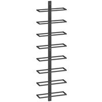 WEINREGAL Stahl Schwarz - Schwarz, Metall (10/93.5/27cm) - HOMCOM