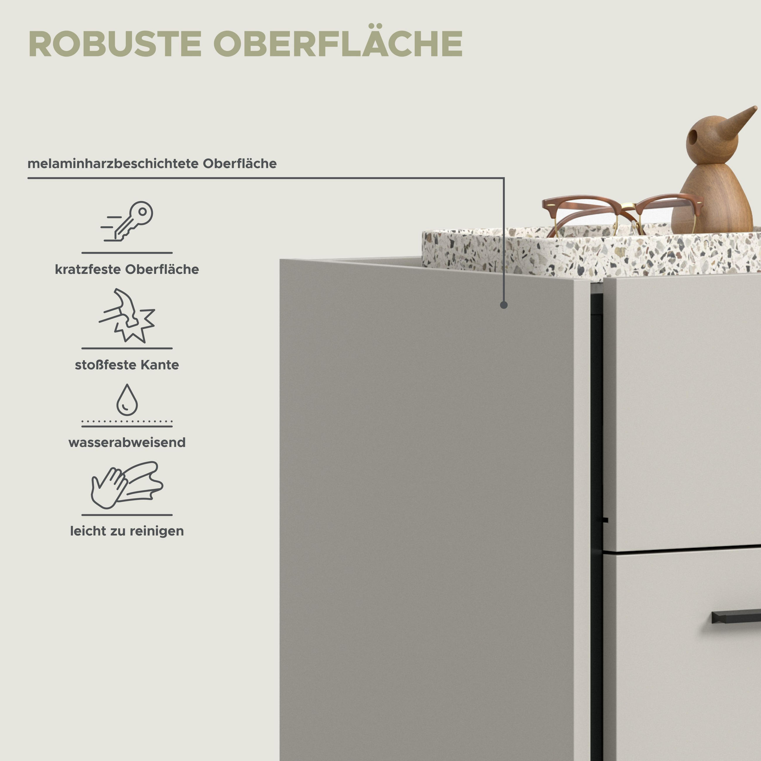 Thumbnail - Xonox Garderoben-Set, Beige, Holzwerkstoff, 142x190x37 cm, Garderobe, Garderoben-Sets & Serien, Garderoben-Sets