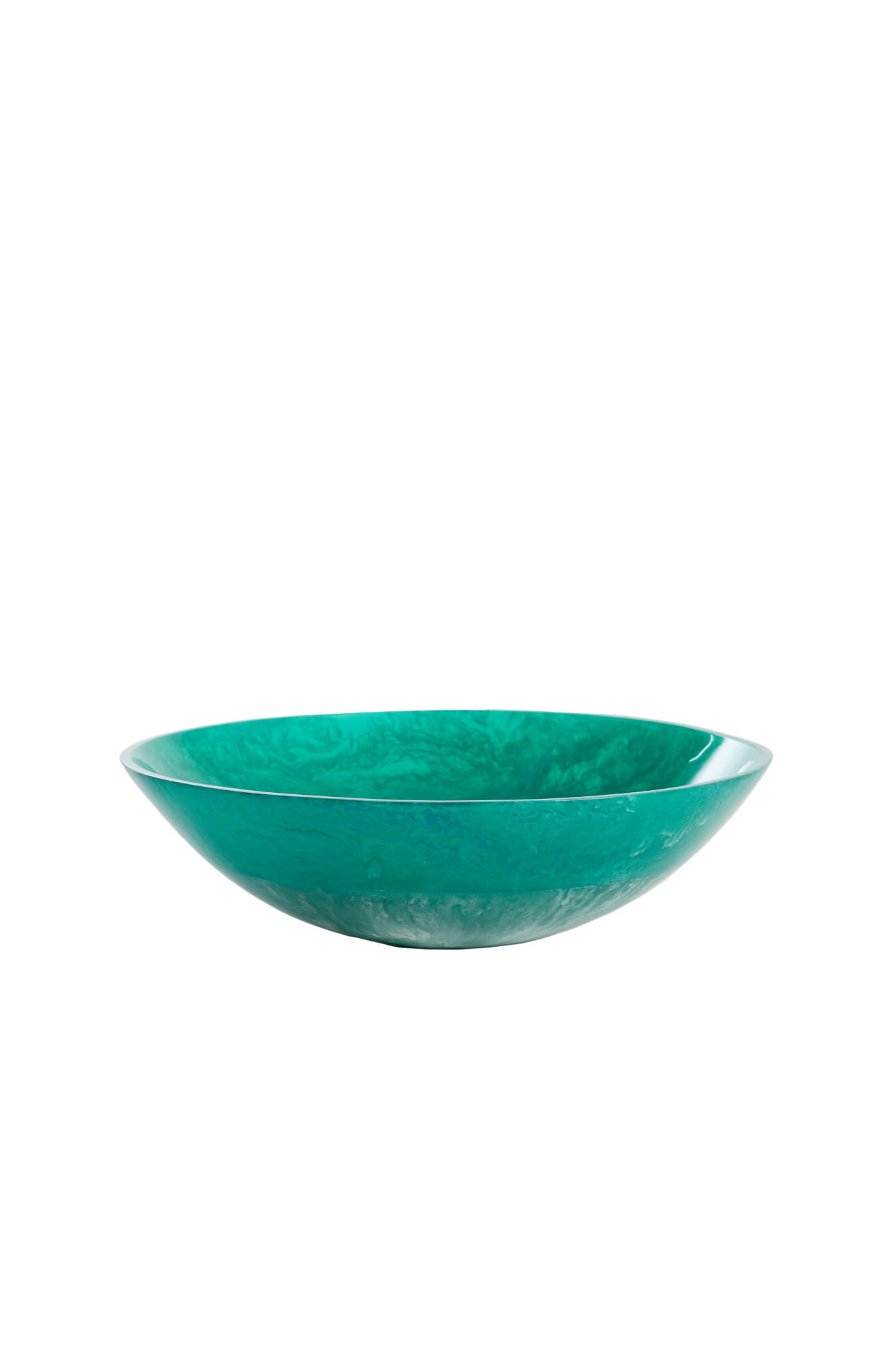 SCHALE Binanga Blau Ø26/7,5 cm - Jadegrün, Kunststoff (26/7.5cm) - Light & Living