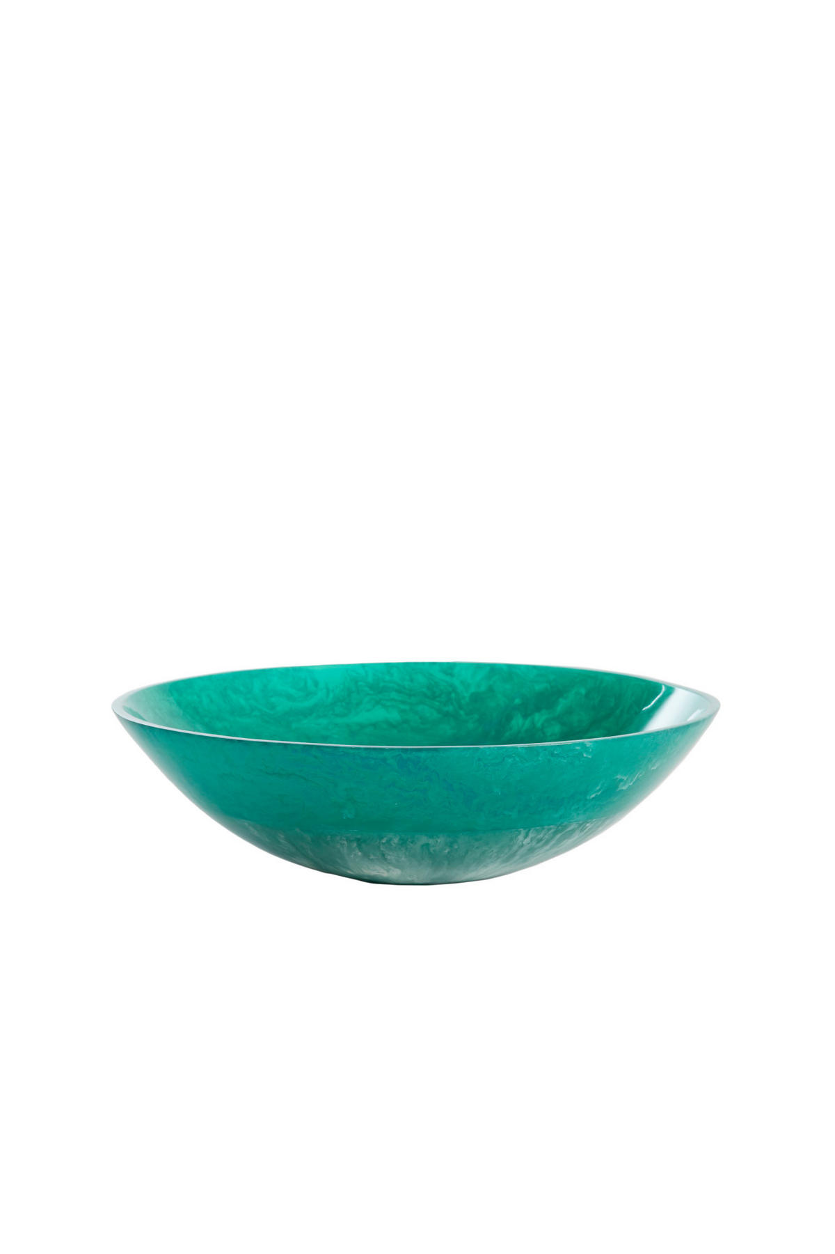 SCHALE Binanga Blau Ø26/7,5 cm - Jadegrün, Kunststoff (26/7.5cm) - Light & Living