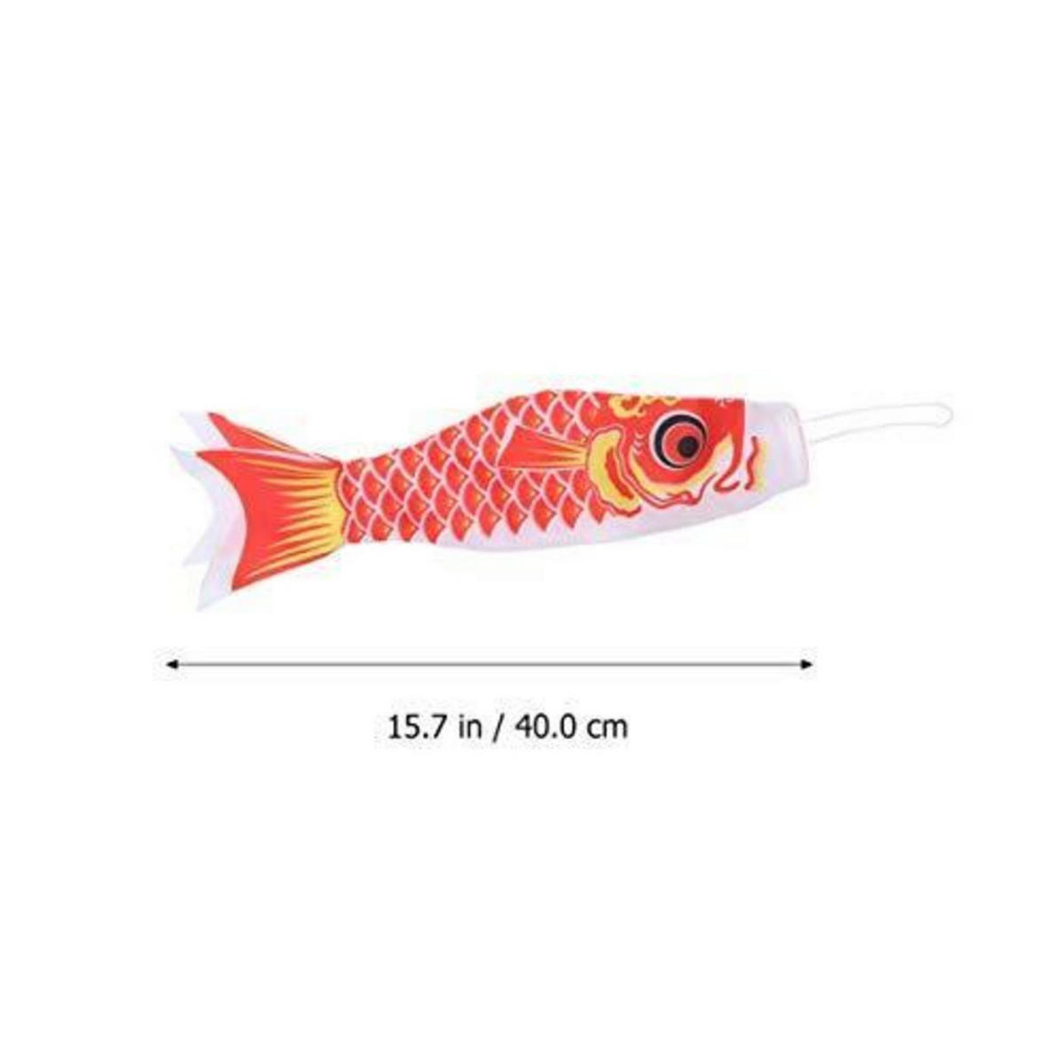 WINDSACK 5-teiliges Set Karpfen-Dekoration 40 cm - Multicolor, Textil (37/10/5cm)