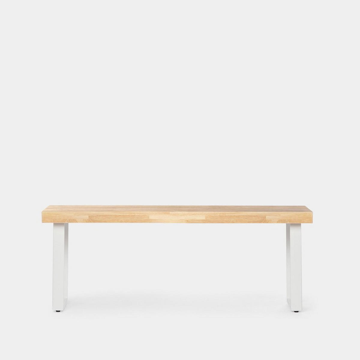 BANK Alys Natürlich 120 cm x 47 cm - Naturfarben/Weiß, Holz (120/47/34cm) - Klast Home