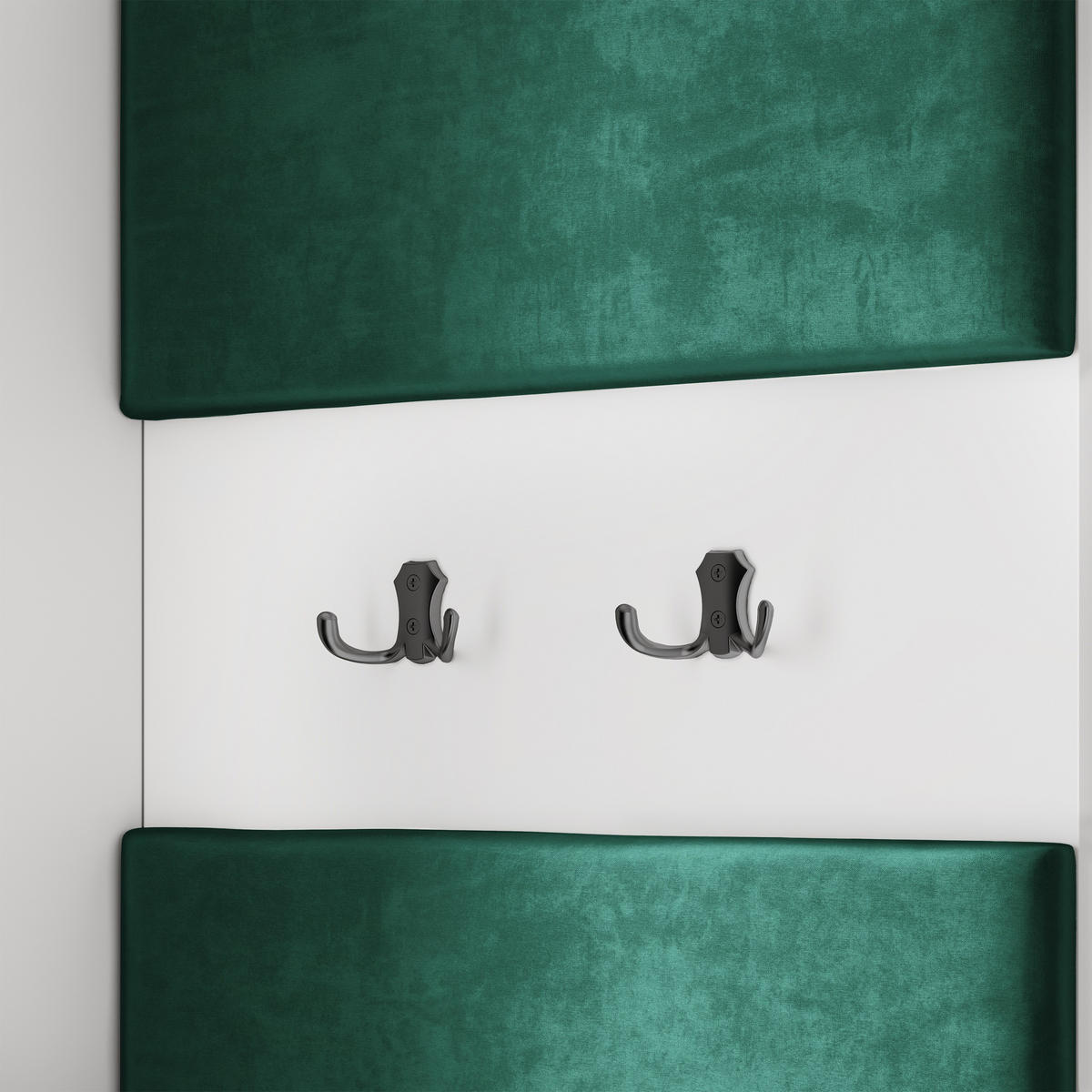 GARDEROBENSCHRANK VIRA 95/181/51 cm Modern Garderobe-Set Eiche Lefkas - Eichefarben/Schwarz, Holzwerkstoff (95/181/51cm) - MASSENO