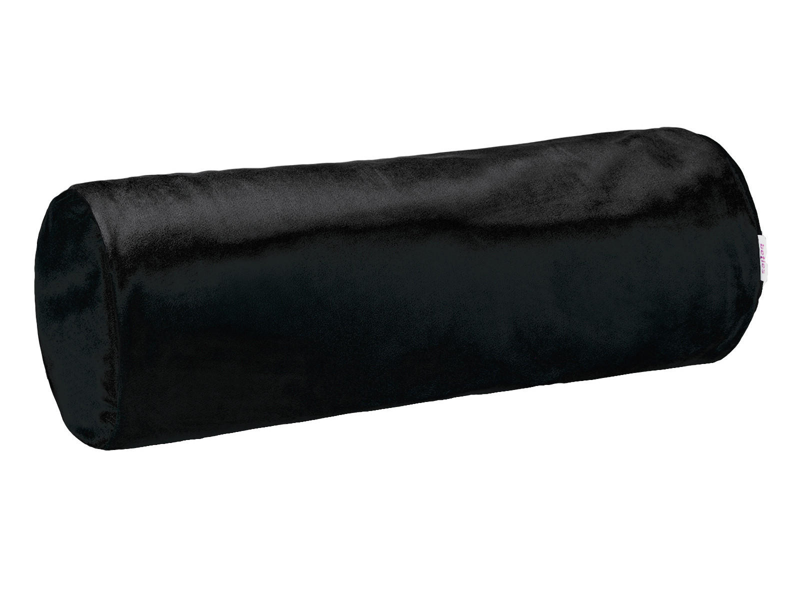 NACKENROLLENHÜLLE Samt&Sonders schwarz 40/15 cm - Schwarz, Textil (15/40cm) - beties Heimtextil