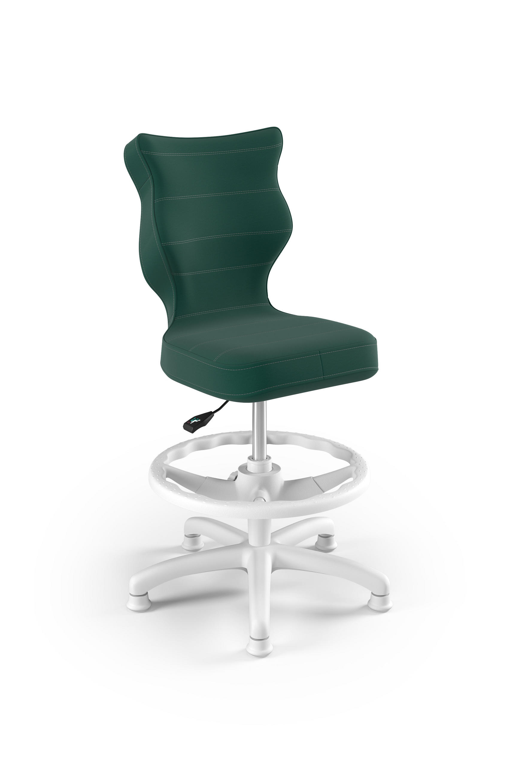 KINDERSTUHL Petit mit Fußstütze - Türkis, Textil (66/90/66cm) - RAUMHIRSCH FURNITURE