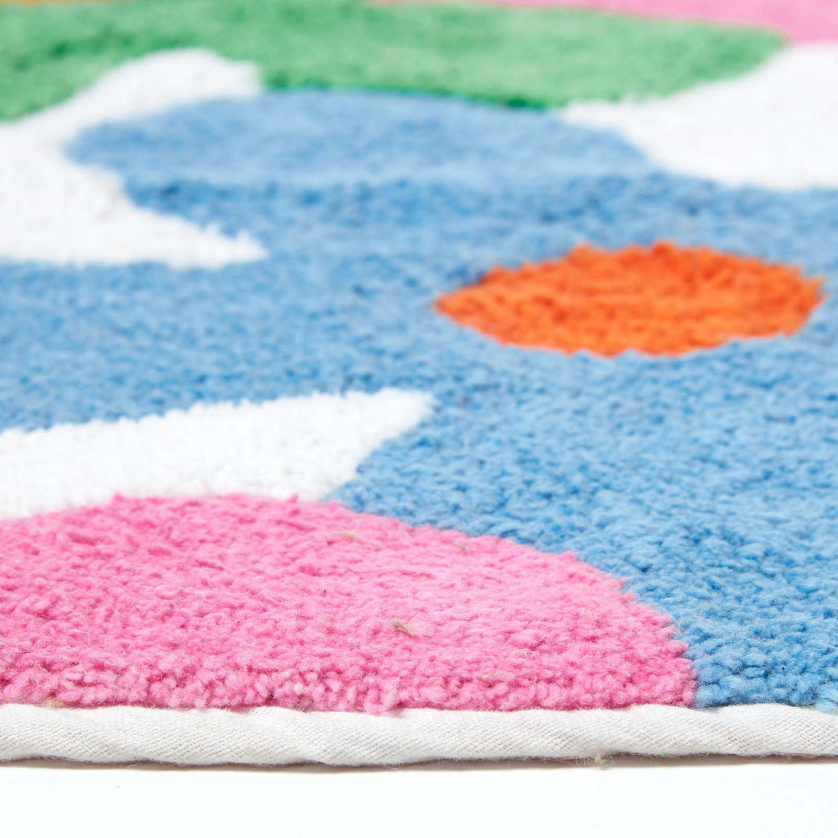 KINDERTEPPICH Bunte Blumen, Baumwolle 50/80 cm - Multicolor, Textil (50/80cm) - Homescapes