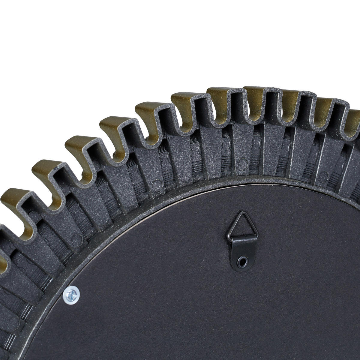 3XZRKADLÁ - zlatá, plast/sklo (25/25/2cm) - Relaxdays