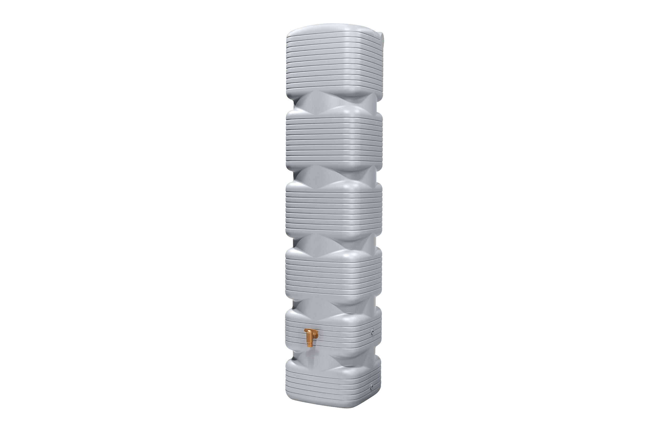 WANDTANK 270 L, betongrau - Grau, Kunststoff (40/185/42cm) - 4rain