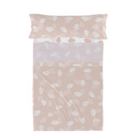 BETTWÄSCHE 2er-Set teiliges clouds 180x270 cm rosa - Pink, Textil (180/270cm) - Happy Friday