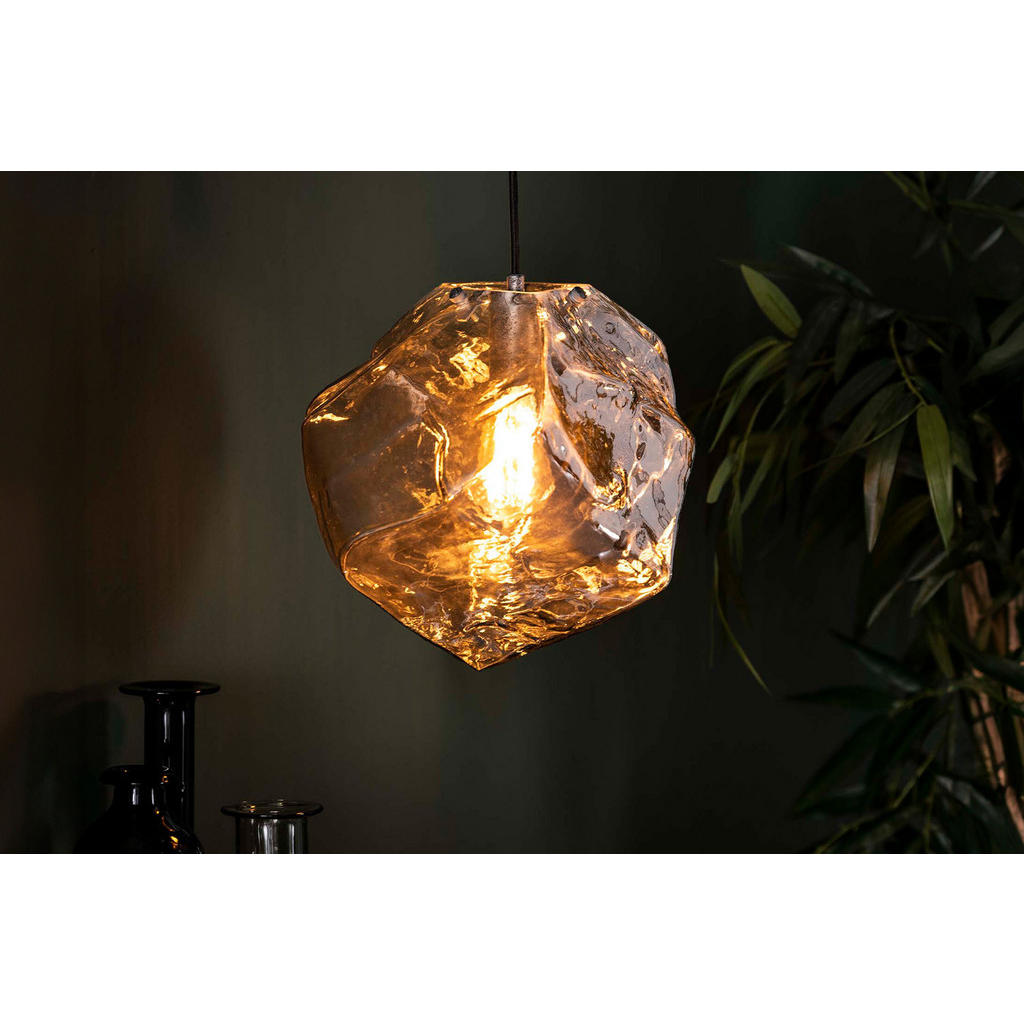 Thumbnail - Kawola Hängelampe, Silber, Glas, 28x150x28 cm, Lampen & Leuchten, Innenbeleuchtung, Hängelampen, Pendelleuchten