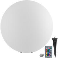 KUGELLEUCHTE Luminous Globe,inklusive Erdspieß,weiß - Weiß, Kunststoff (40/40/40cm) - tectake