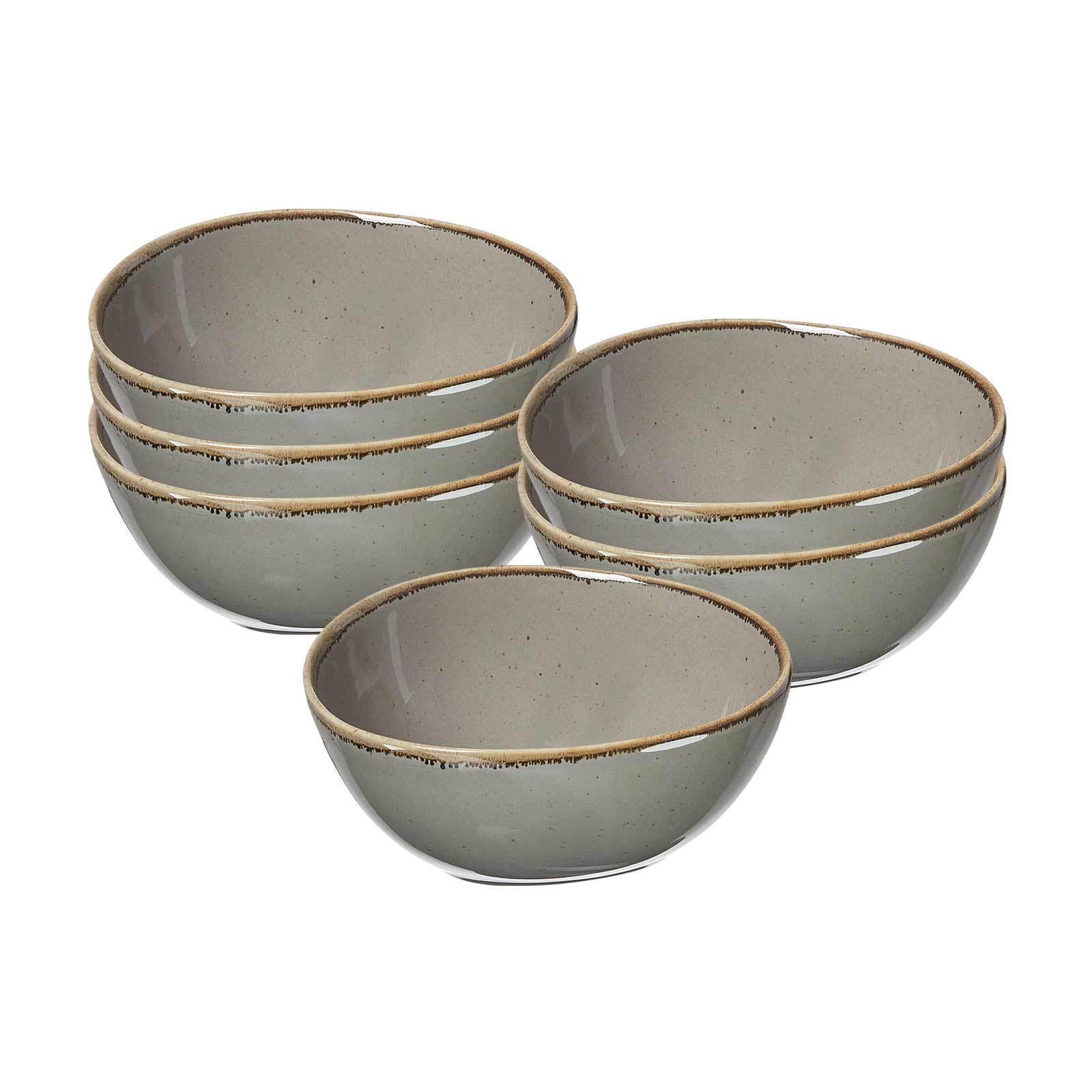 BEILAGENSCHALEN Taste taupe 425 ml 6er Set - Taupe, Keramik (14/11/7cm) - Ritzenhoff Breker