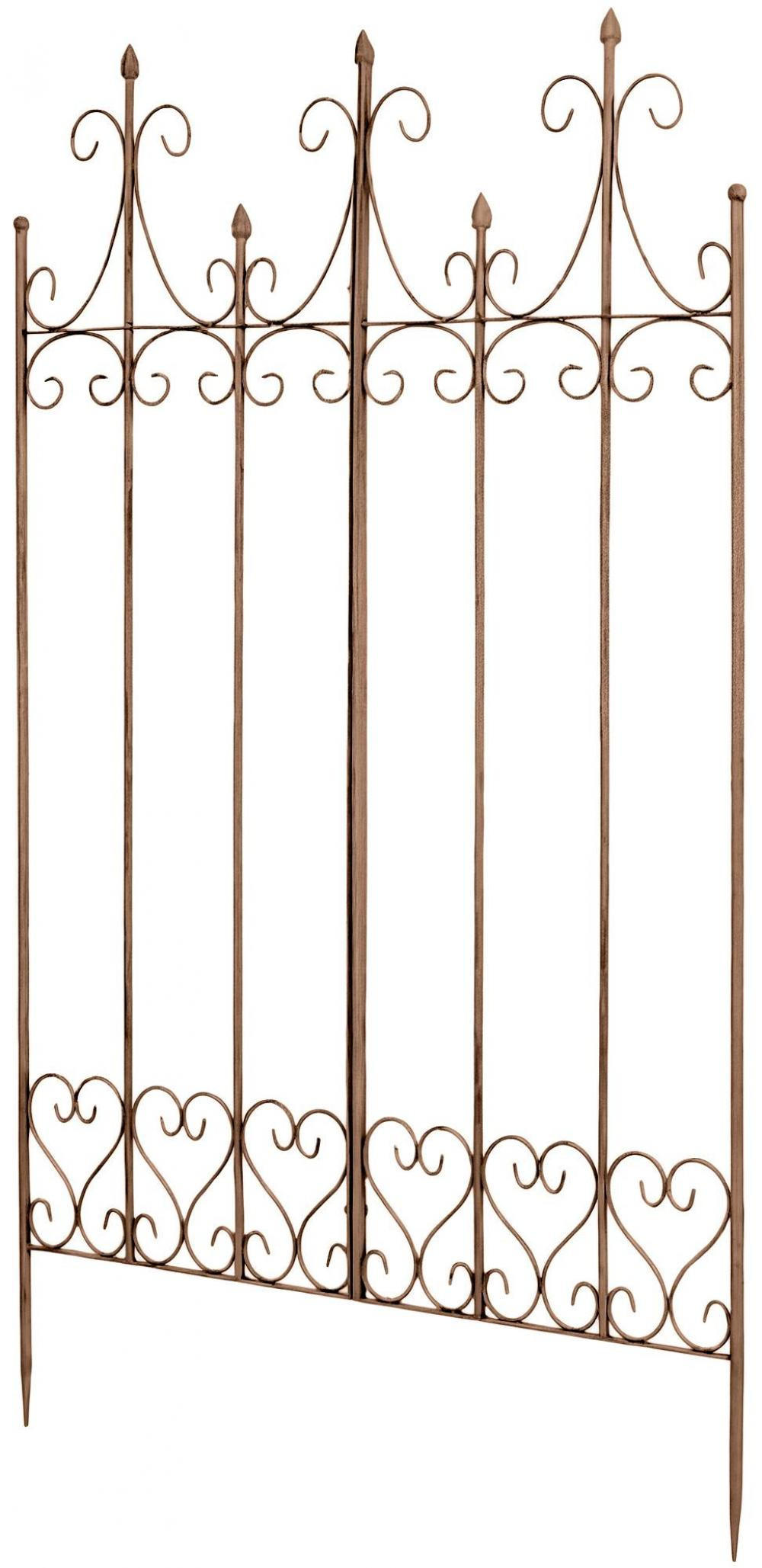 RANKGITTER Metall Antik Braun - Braun, Metall (100/150/2cm) - CLP