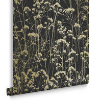 VLIESTAPETE Grace Deep Night - Schwarz, Papier/Kunststoff (52/1005cm) - Graham & Brown