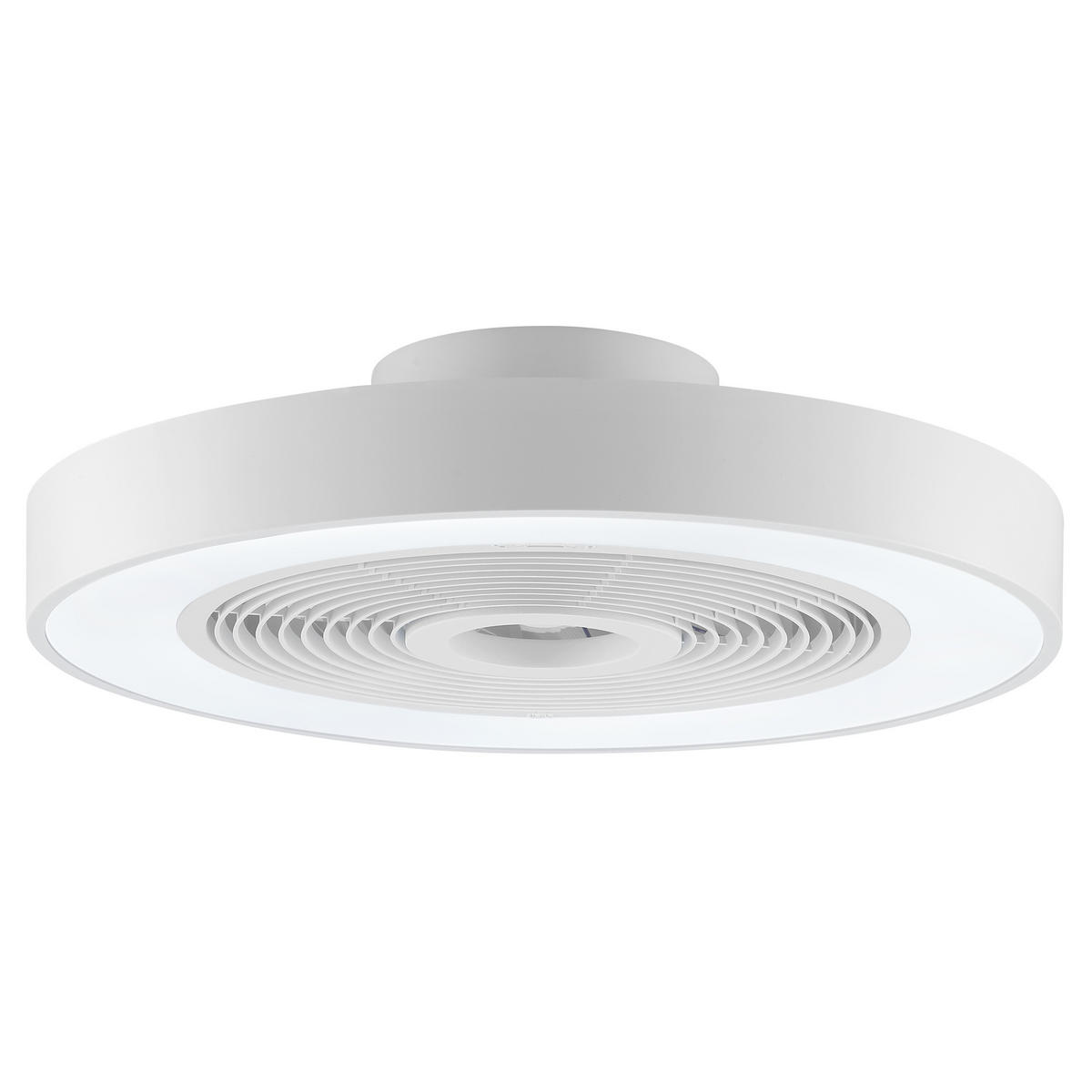 LED DECKENLEUCHTE Catania Weiß 48,6/48,6/13,7 cm - Weiß, Kunststoff (48.6/48.6/13.7cm) - Brilliant