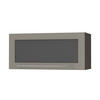 KLAPPHÄNGESCHRANK Kvantum W4BS/80 Beige Matt / Lava Matt 80 / 32,5 / 36cm - Dunkelgrau/Beige, Holz/Holzwerkstoff (80/36/32.5cm) - Feldmann-Wohnen
