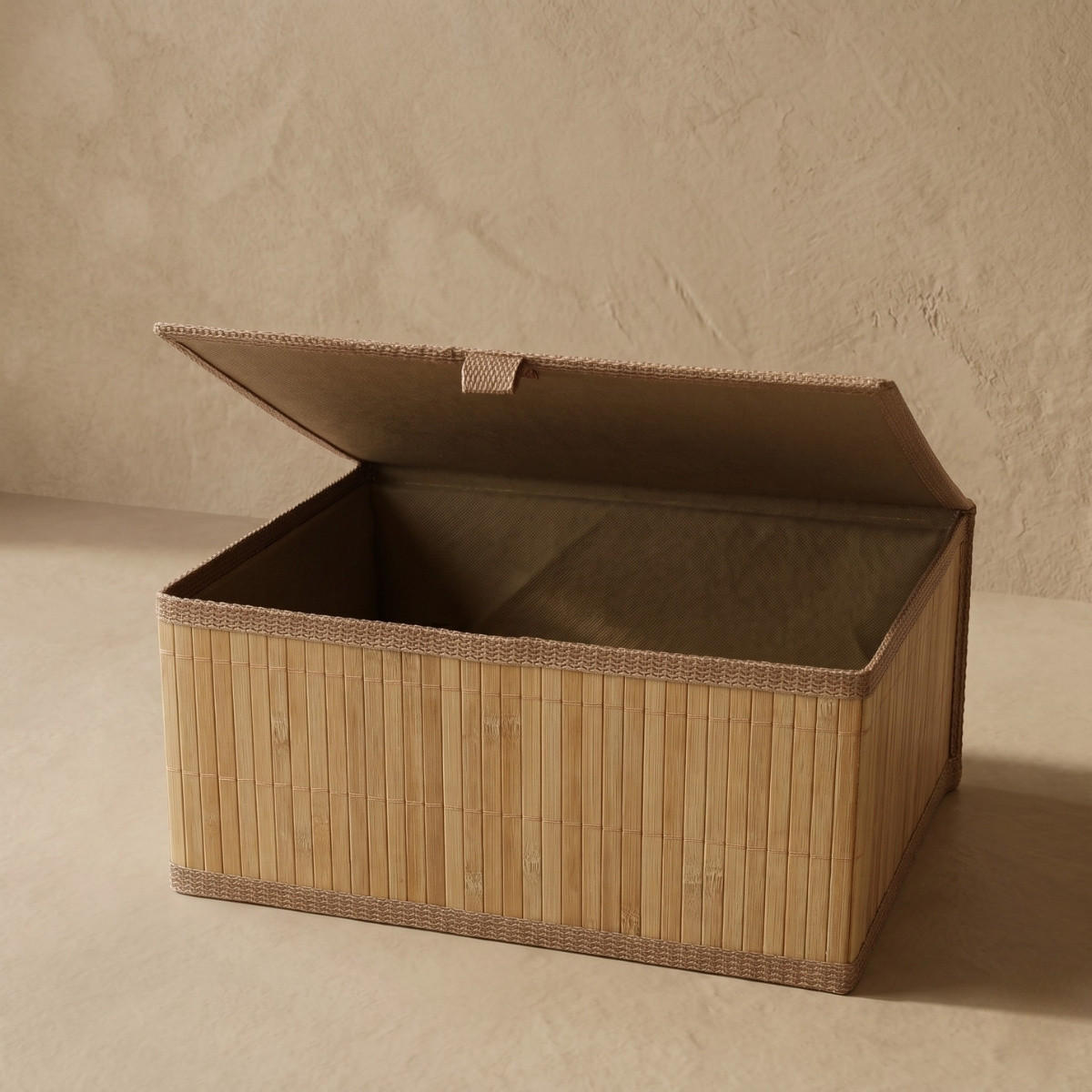 KORB 3er-Set Tilva - Braun, Naturmaterialien (25/15/32cm) - BOXIMO