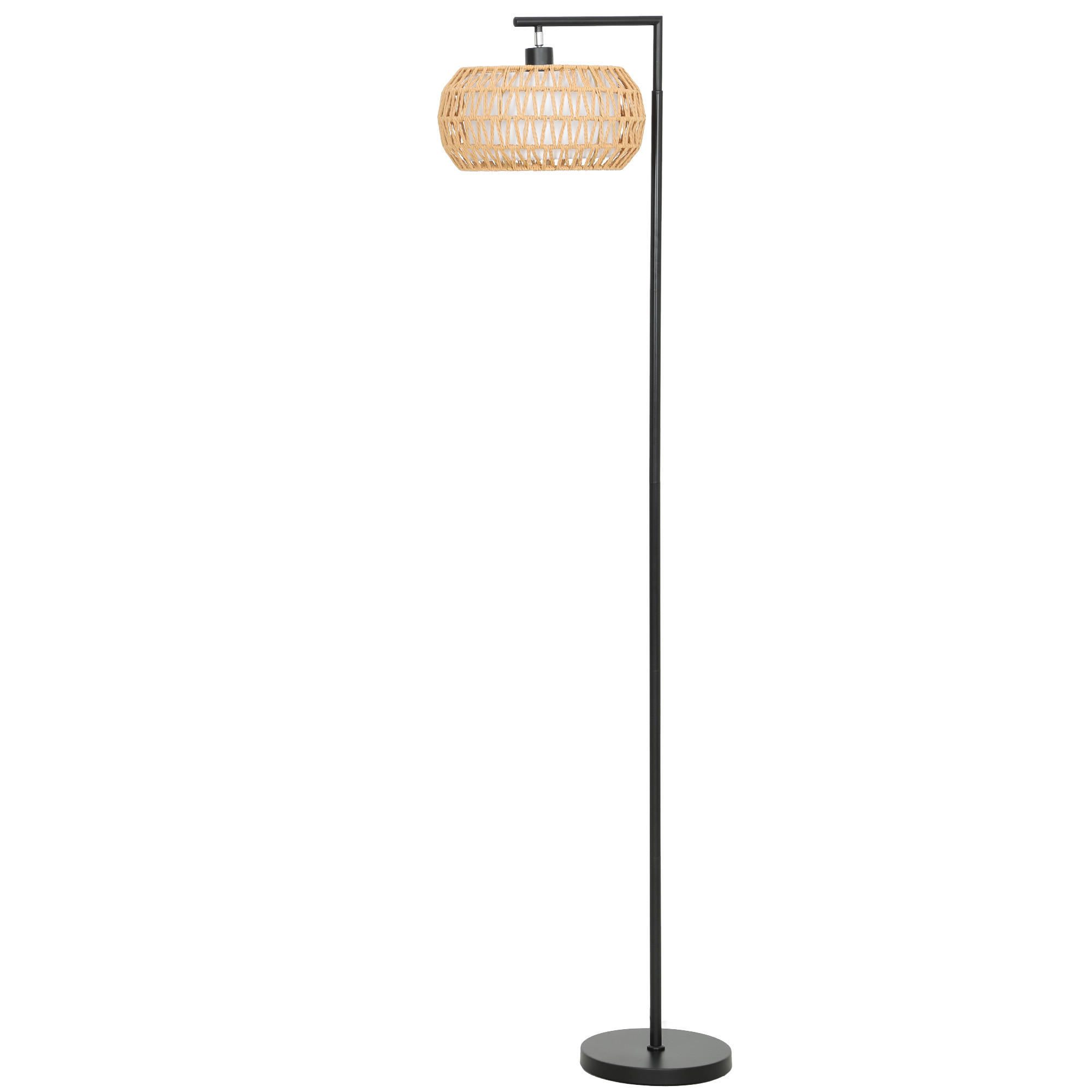 Homcom Led-Stehlampe Schwarz 33x170x52 cm