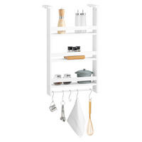 GEWÜRZREGAL Weiß - Weiß, Holzwerkstoff (42/74/20cm) - SoBuy