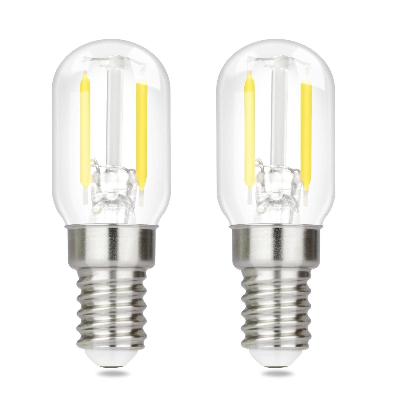 LED-LEUCHTMITTEL Aschaffenburg II 6.4/2.2/2.2cm(2er-set) - Transparent, Glas (2.2/2.2cm) - Nettlife
