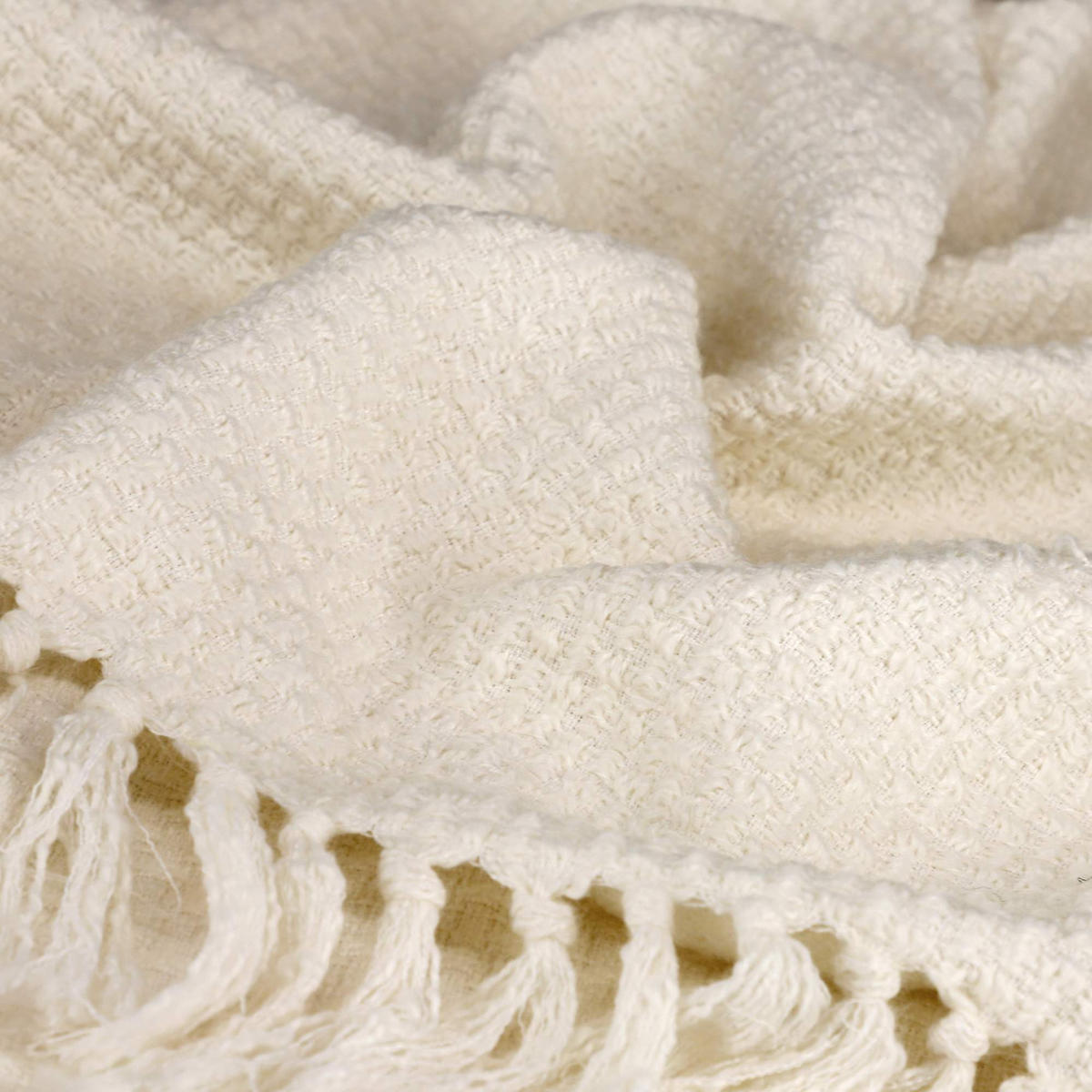 WOHNDECKE TEXTURE - Sandfarben, Textil (140/200cm) - Sportalm Kitzbühel