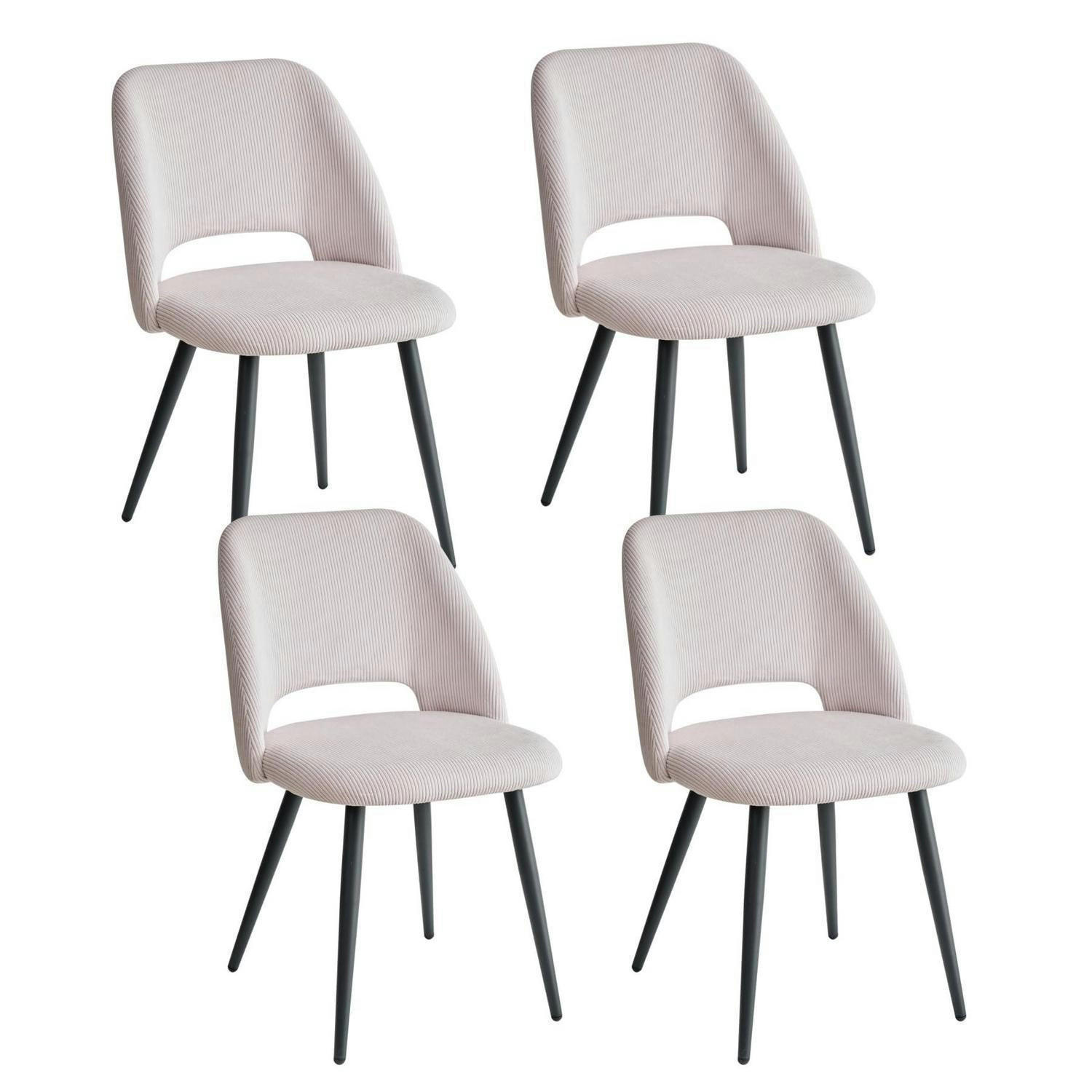 XXXLutz Esszimmerstuhl Beige 43x80x45 cm