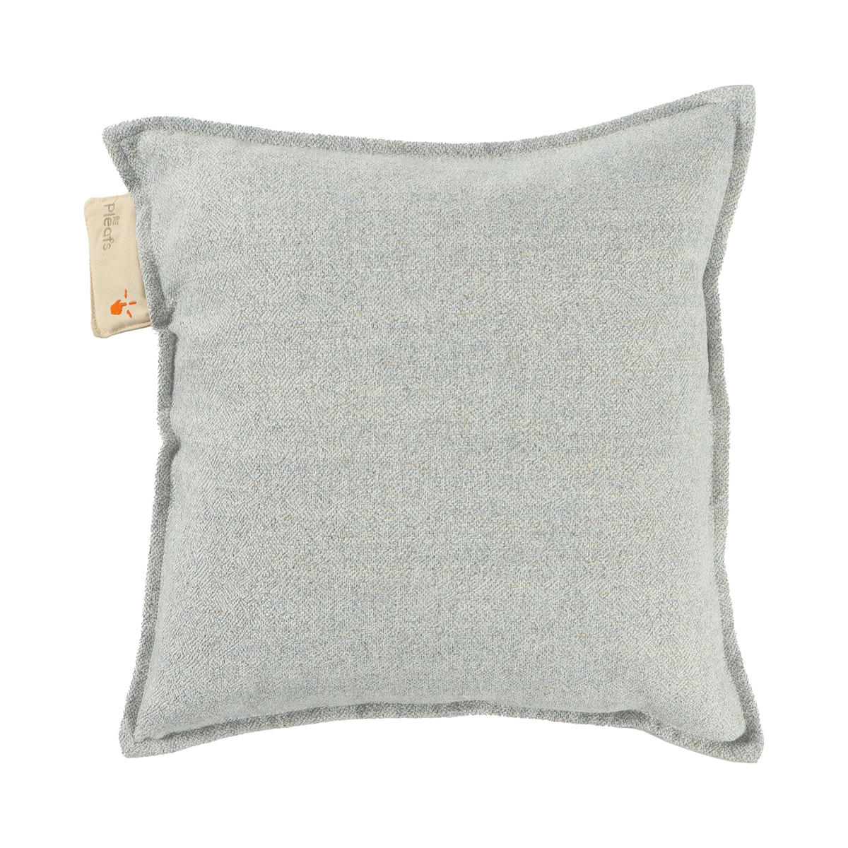 HEIZKISSEN Nomad 45x45cm Close Knit - Hellgrau, Textil (45/45cm) - Pleafs