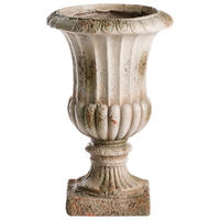 BLUMENKÜBEL Beige Larisa - Beige, Naturmaterialien (43cm) - Beliani
