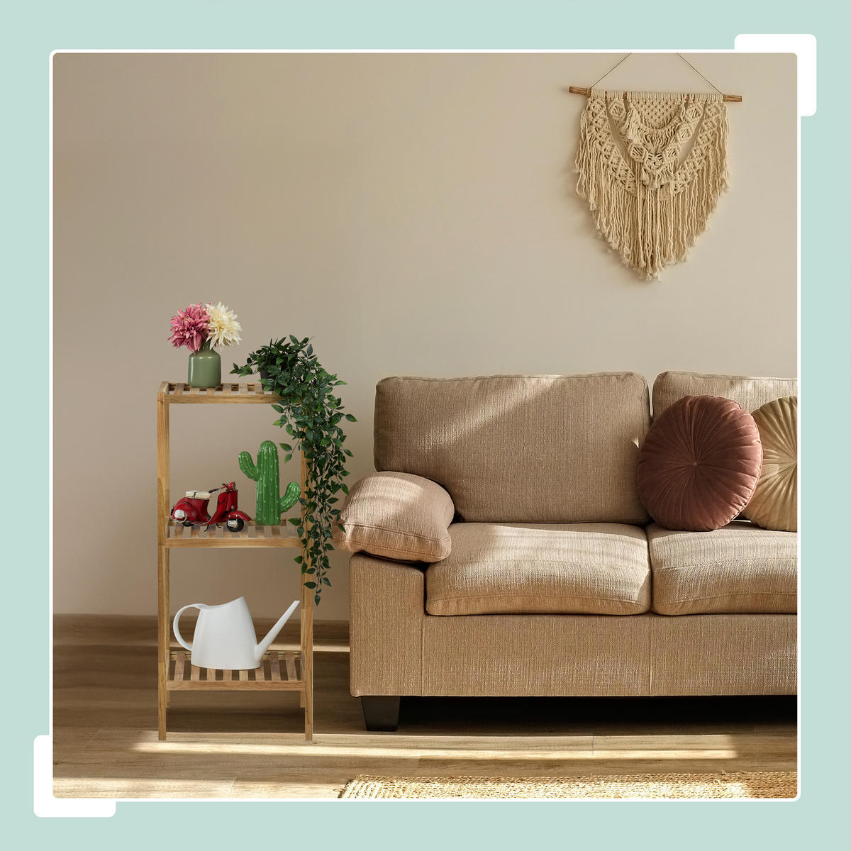 BADREGAL - Hellbraun, Holz (35.5/113/35.5cm) - Relaxdays