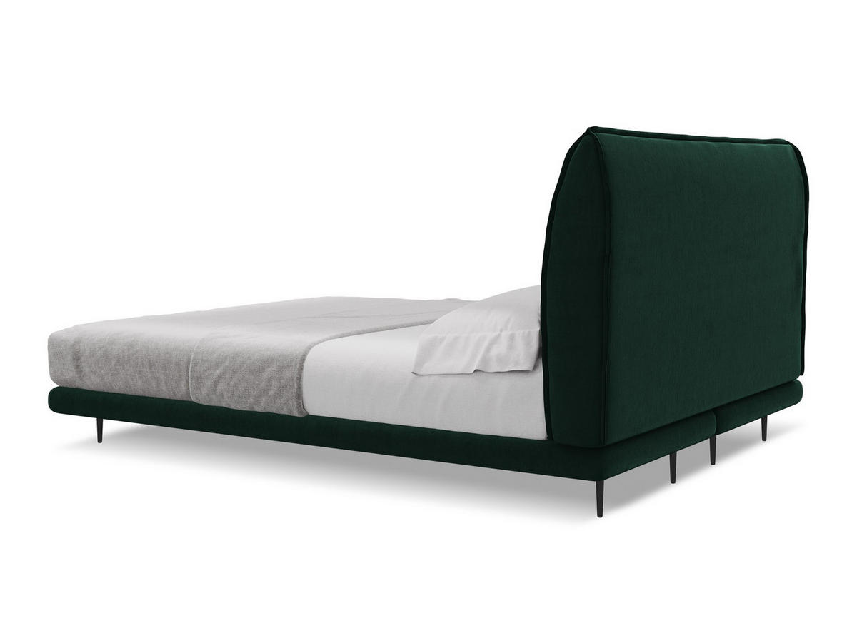 POLSTERBETT mit Bettkasten und Lattenrost 230x215 Rot - Rot/Weinrot, Kunststoff/Textil (180/200cm) - Makamii