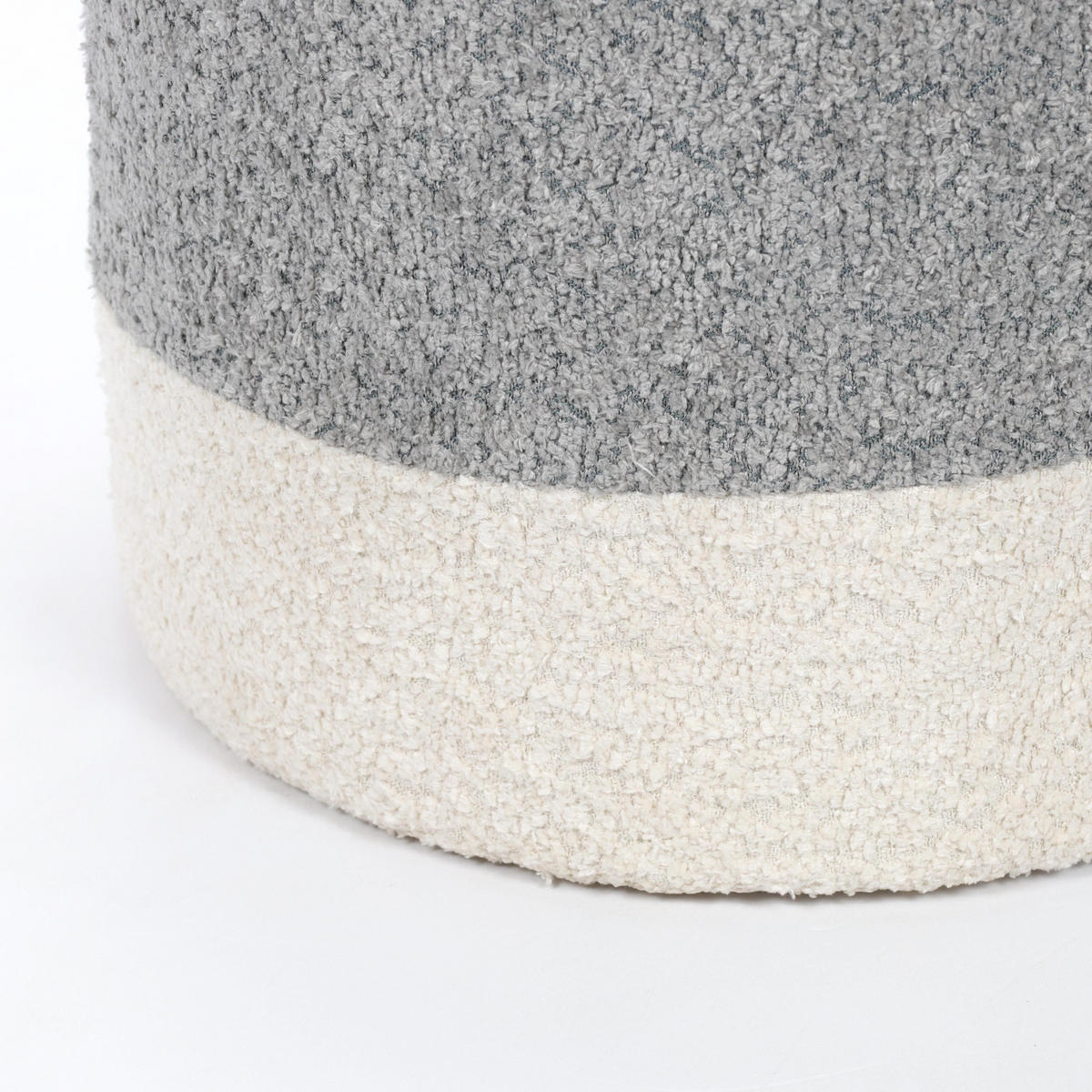 BOUCLE zweifarbig 35/35/34 cm - Grau, Textil (35/34/35cm) - Home Styling Collection