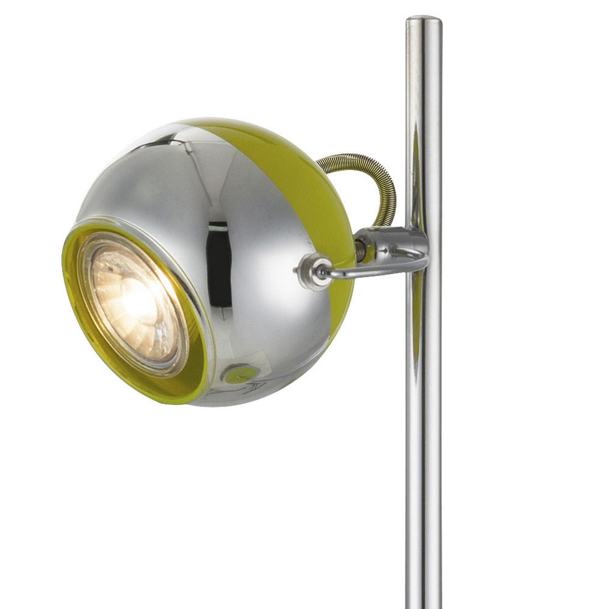 LED TISCHLEUCHTE Hulk Chrom Silber - Silberfarben, Metall (18.5/13/43cm) - Globo Lighting