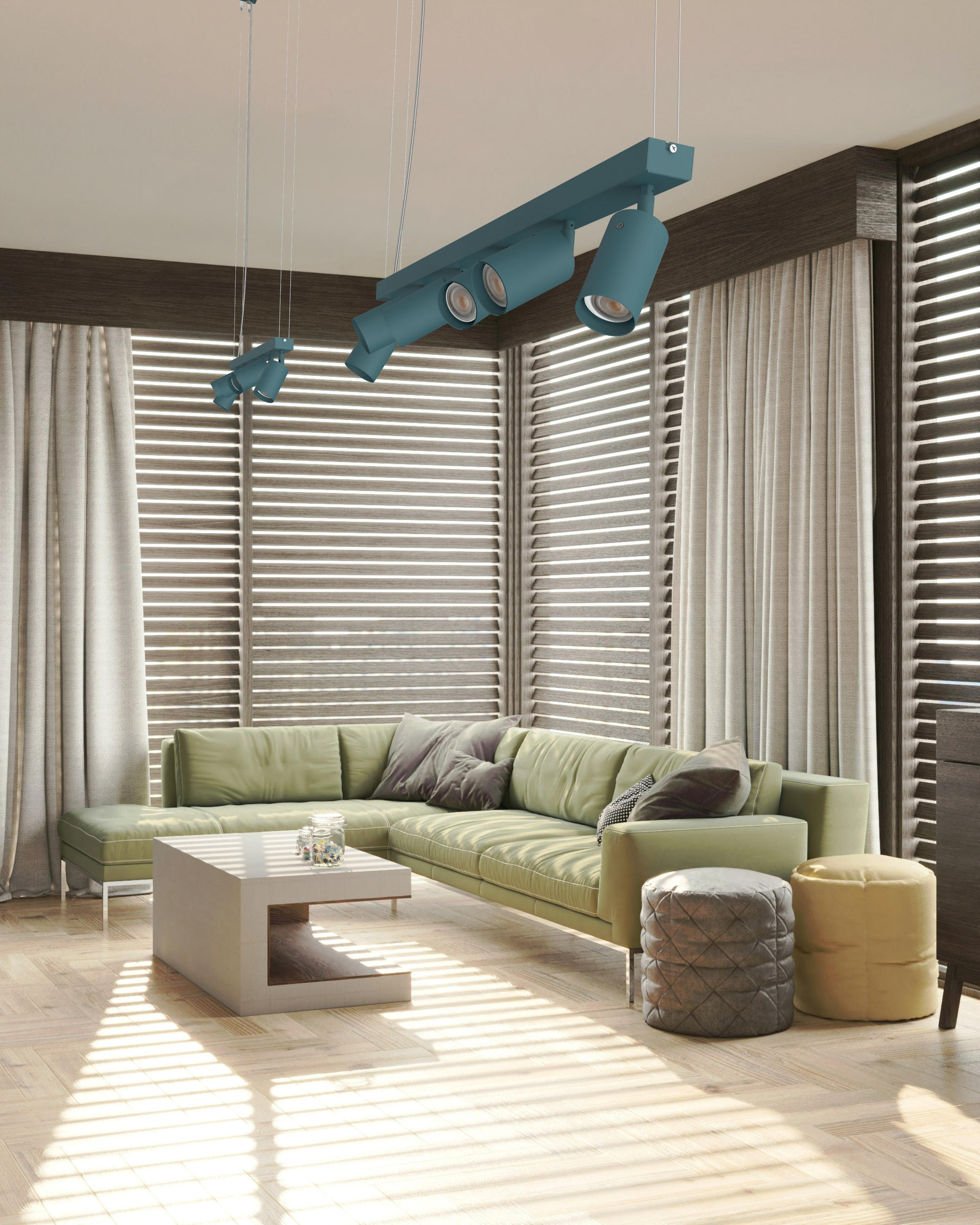 STRAHLER - Blau, Metall (10/90/21cm) - Lumicom