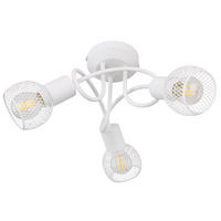 DECKENLEUCHTE FIASTRA Metall Weiß - Weiß, Metall (36/36/20cm)