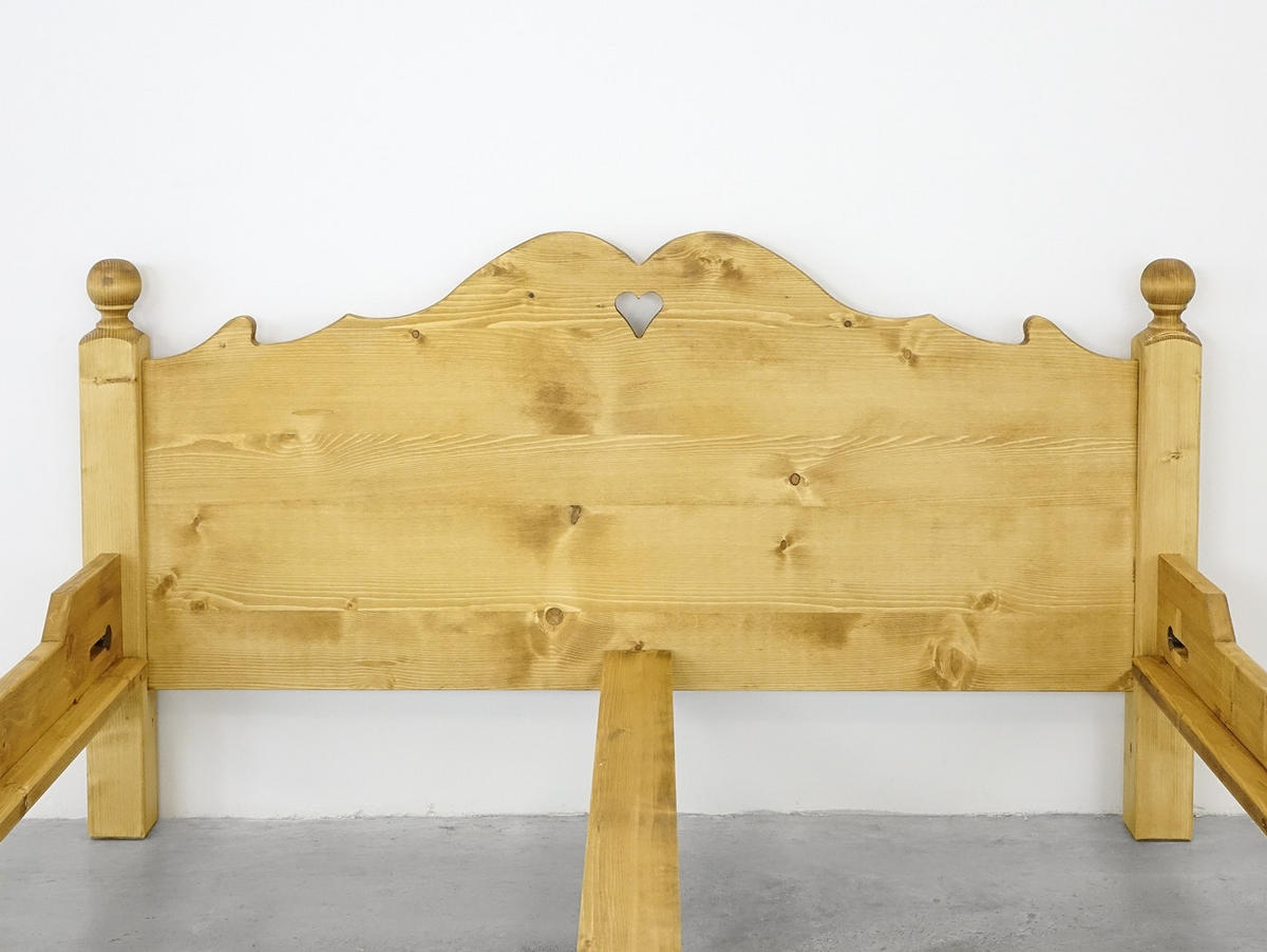 BETT aus Massivholz MEXICANA - Honig, Holz (180/200cm) - Seart