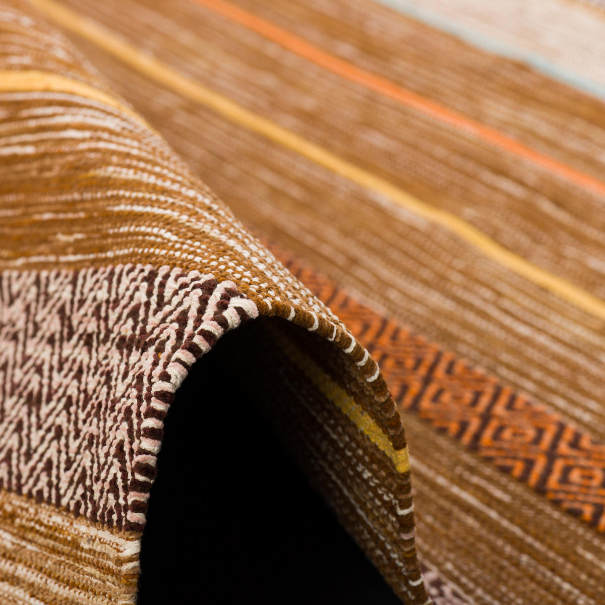 NATUR TEPPICH KELIM KALLEEN - Beige, Textil (200/300cm) - Pergamon