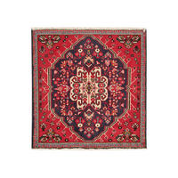 ORIENTTEPPICH handgeknüpft Gashgai Rot 65/62 cm Schurwolle - Rot, Textil (62/65cm) - Looma
