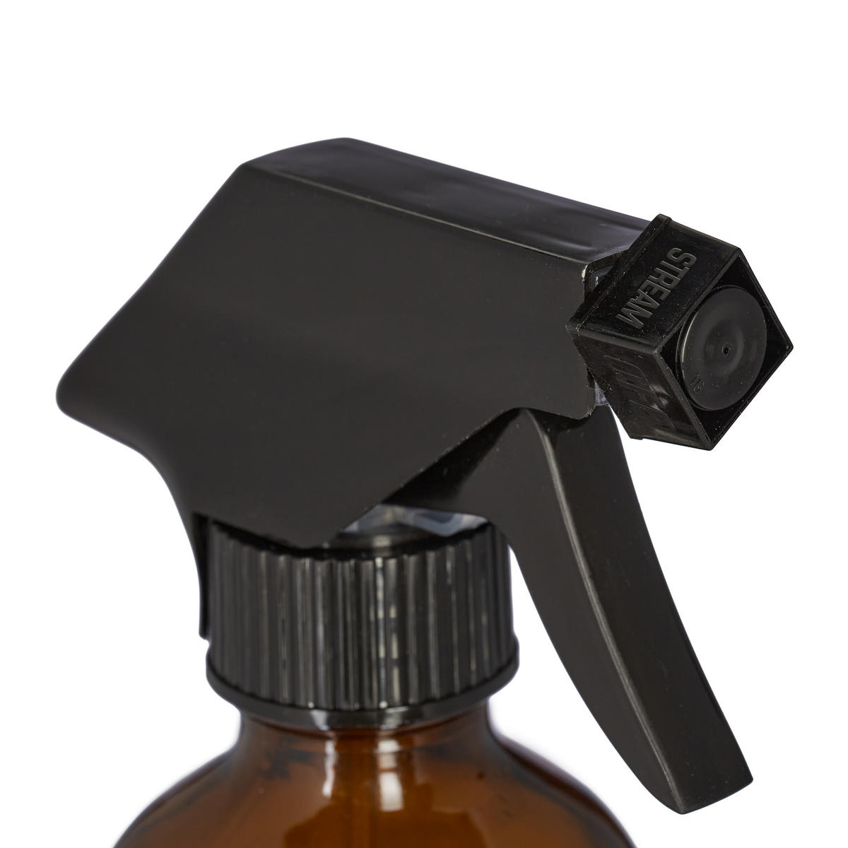 4XSPRÜHFLASCHE - Braun, Glas/Kunststoff (9.5/21/7.5cm) - Relaxdays