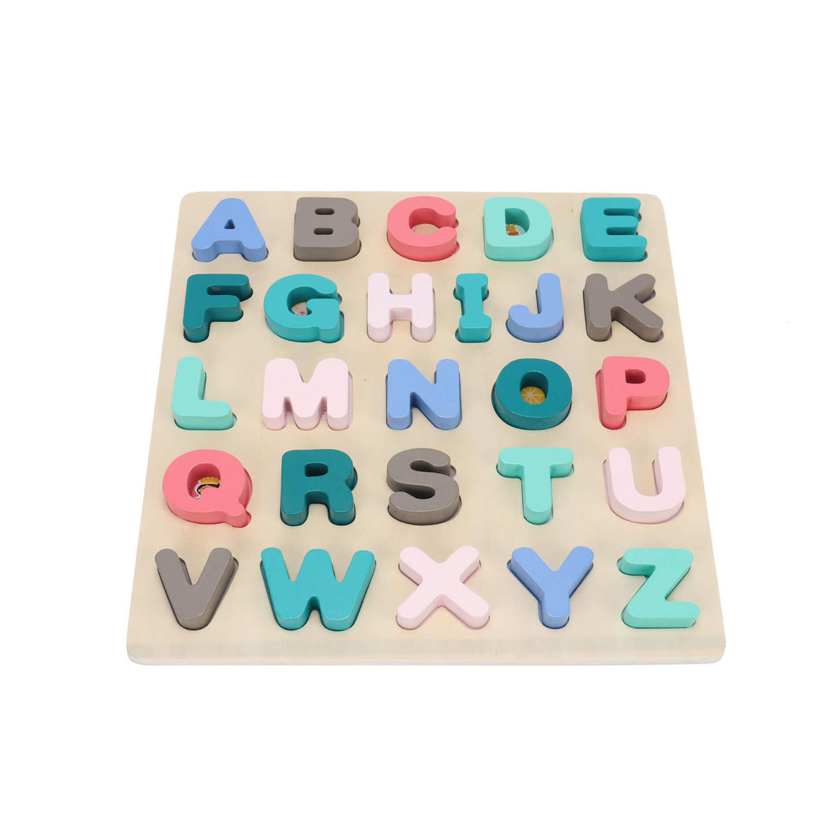 HOLZSPIELZEUG Buchstaben - Multicolor, Holz (30/30cm)