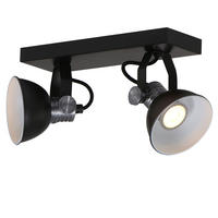 LED DECKENLEUCHTE BROOKLYN Rostbraun Metall - Braun, Metall (29/10/18cm)