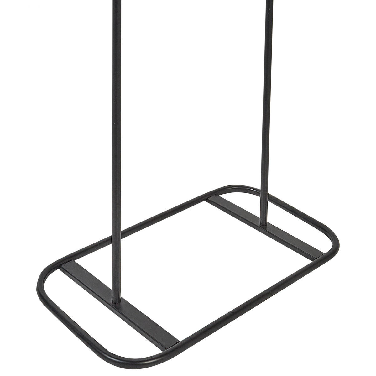 KLEIDERSTÄNDER Metall schwarz 171 cm Eureka - Schwarz, Metall (48/171/30cm) - Beliani
