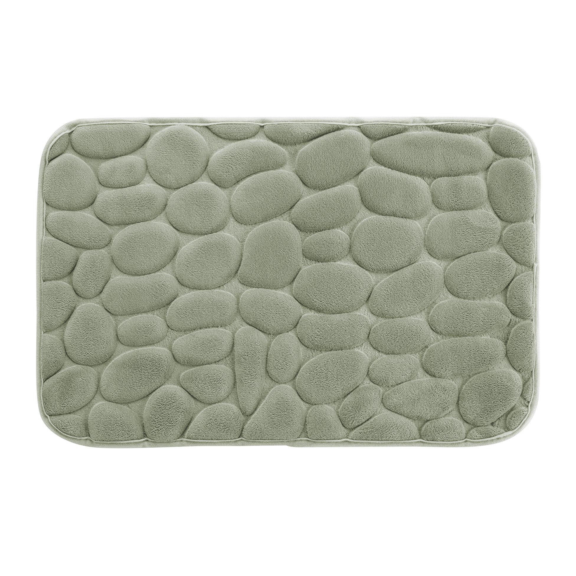 BADTEPPICH Ricochet 50/80 cm - Grün, Textil (50/80cm) - Douceur d´intérieur