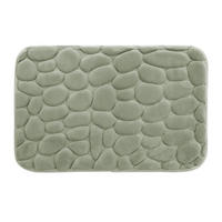 BADTEPPICH Ricochet 50/80 cm - Grün, Textil (50/80cm) - Douceur d´intérieur