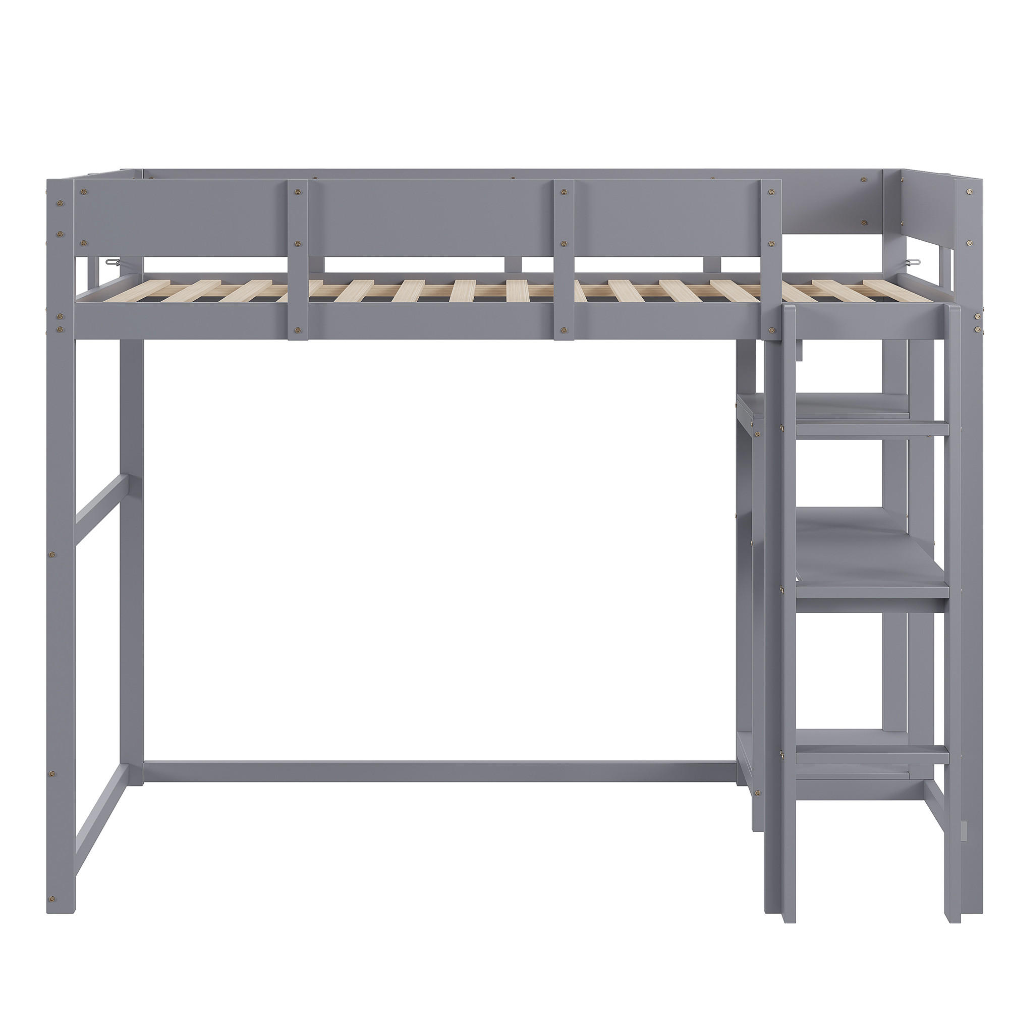 HOCHBETT 90/200 cm Grau - Grau, Holz