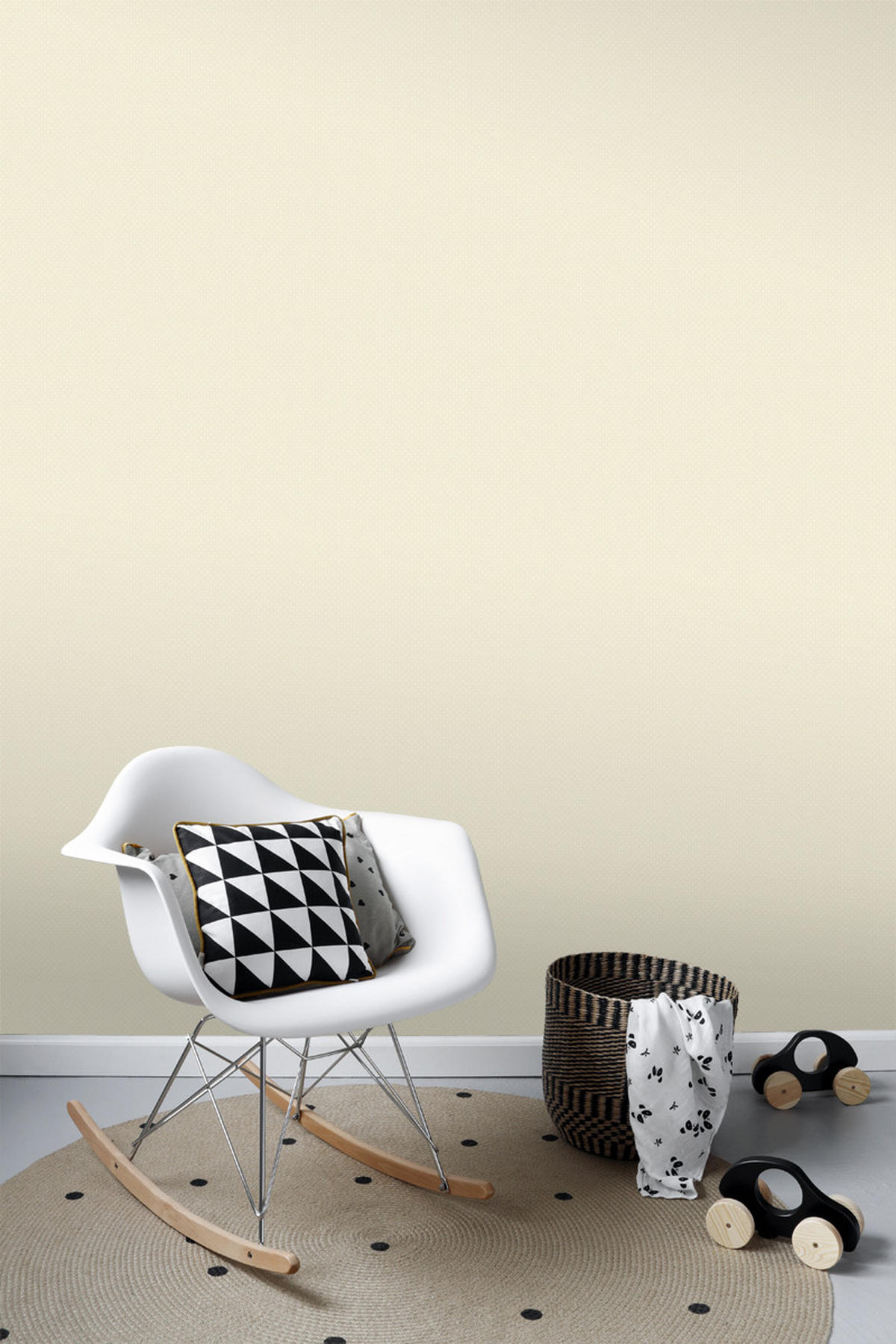 TAPETE feine Punkte 53 cm x 10.05 m - Beige, Papier (53/0.1cm) - ESTAhome