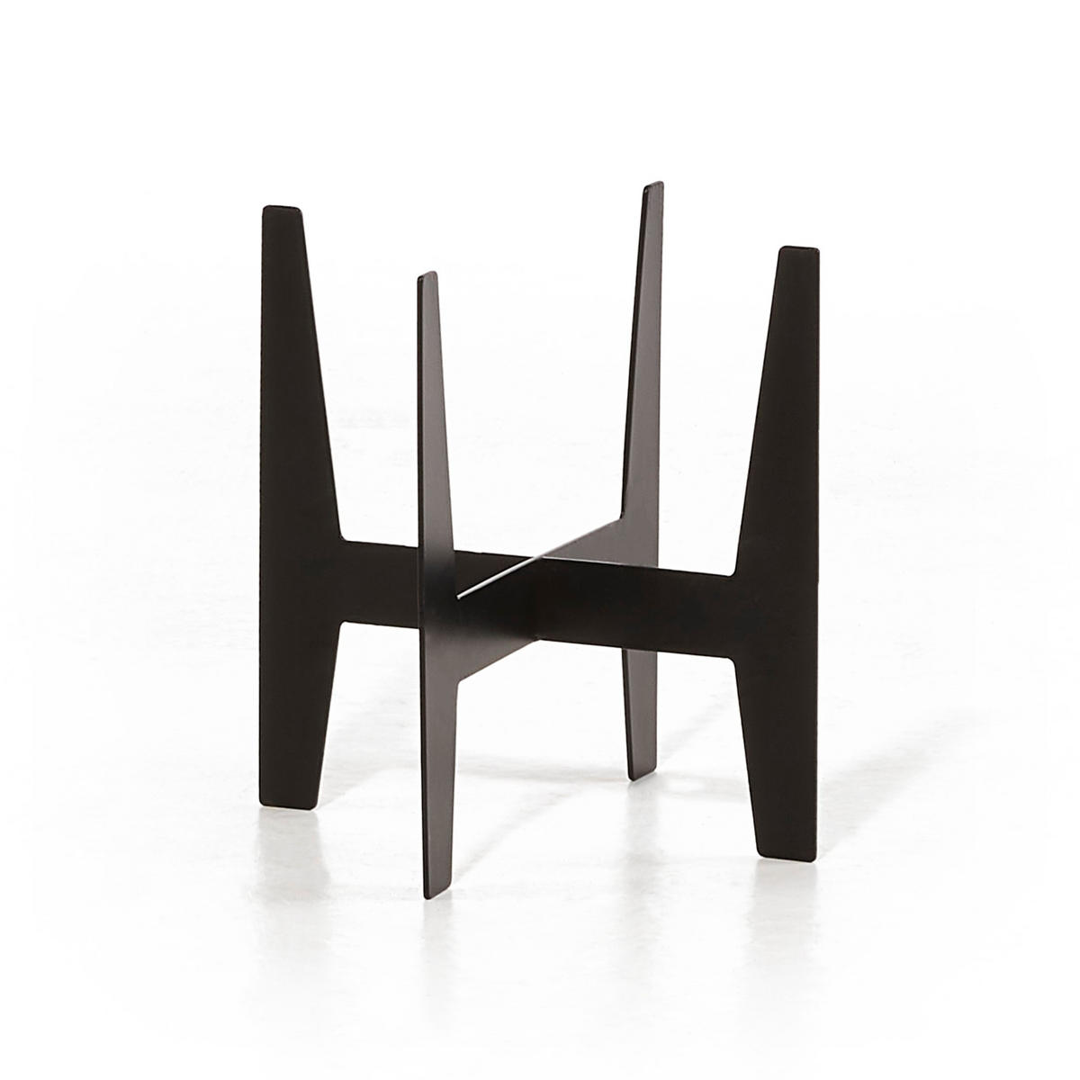 STELZEN für Blumentöpfe 22/22 cm Schwarz - Schwarz, Kunststoff (22/22cm) - Ecopots