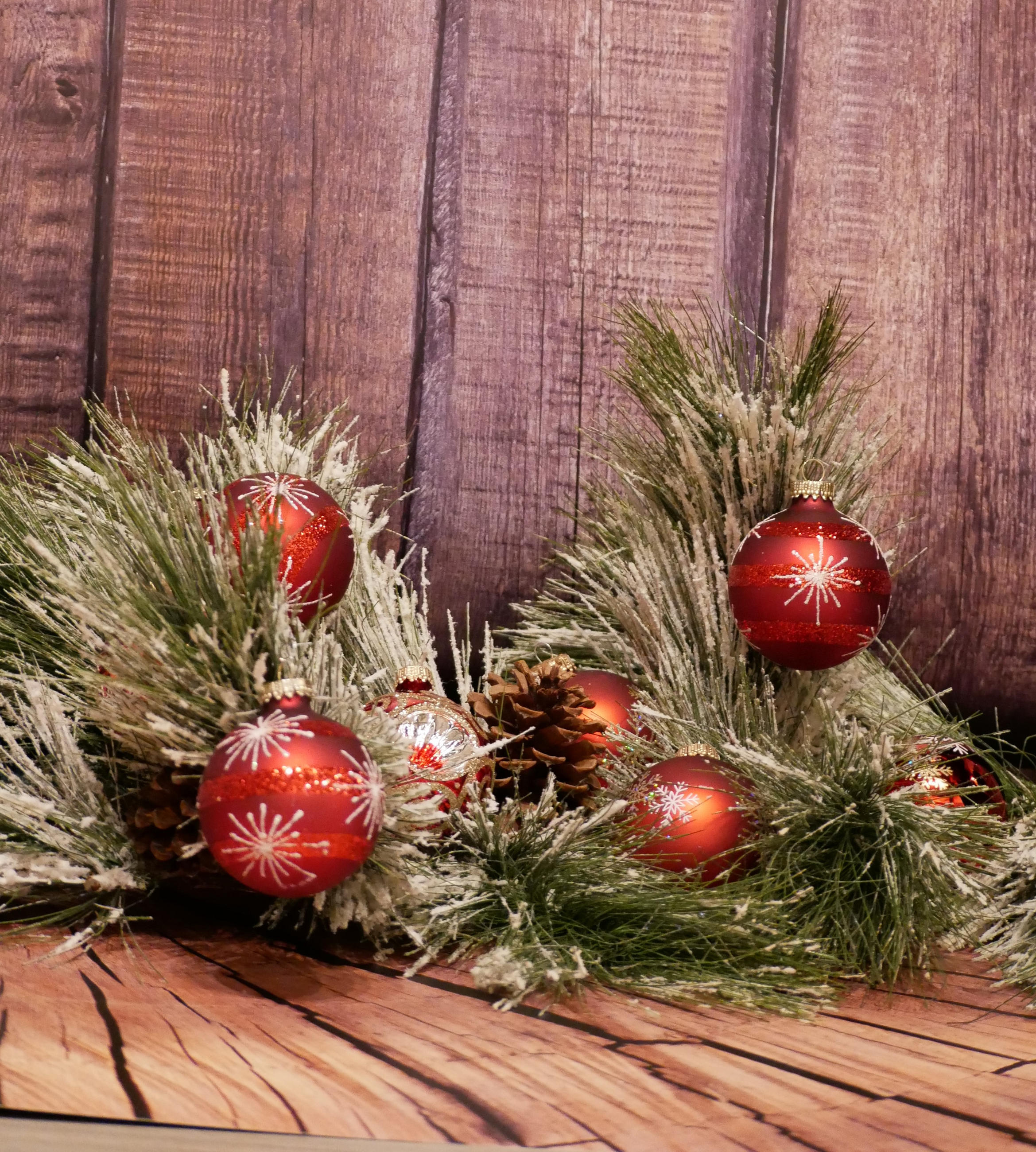 CHRISTBAUMKUGELN Sternschnuppe Rot 7cm (Glas / 4 Stk.) - Rot, Glas (7/7/7cm) - Krebs Glas Lauscha